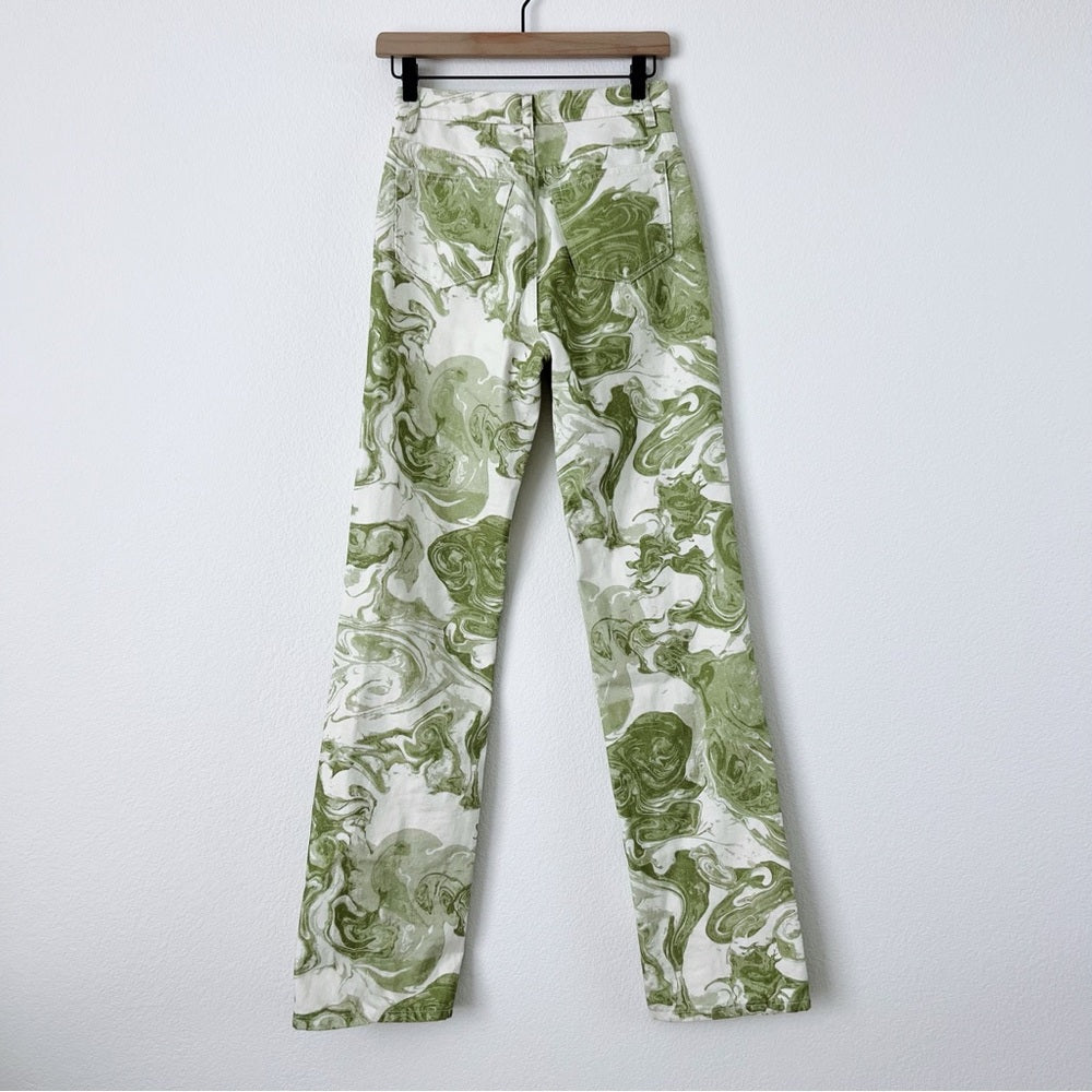 Reformation Marble Swirl Jeans