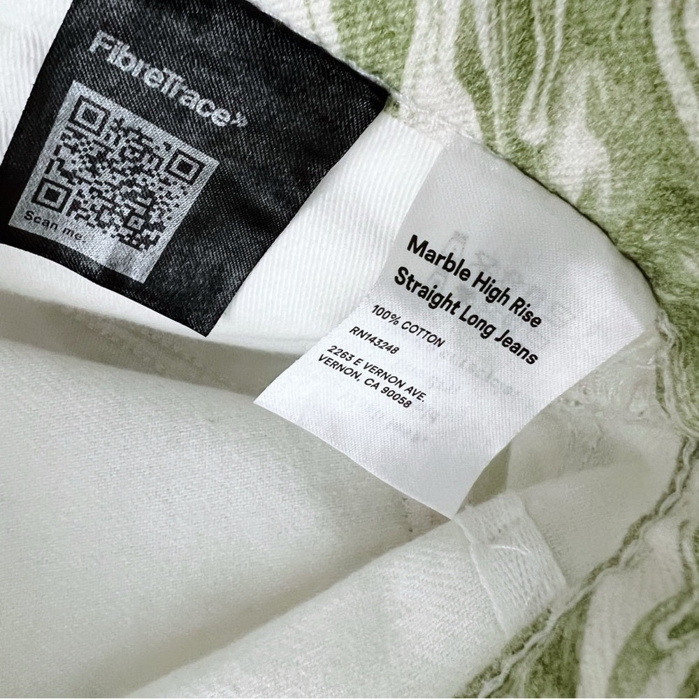 Reformation Marble Swirl Jeans